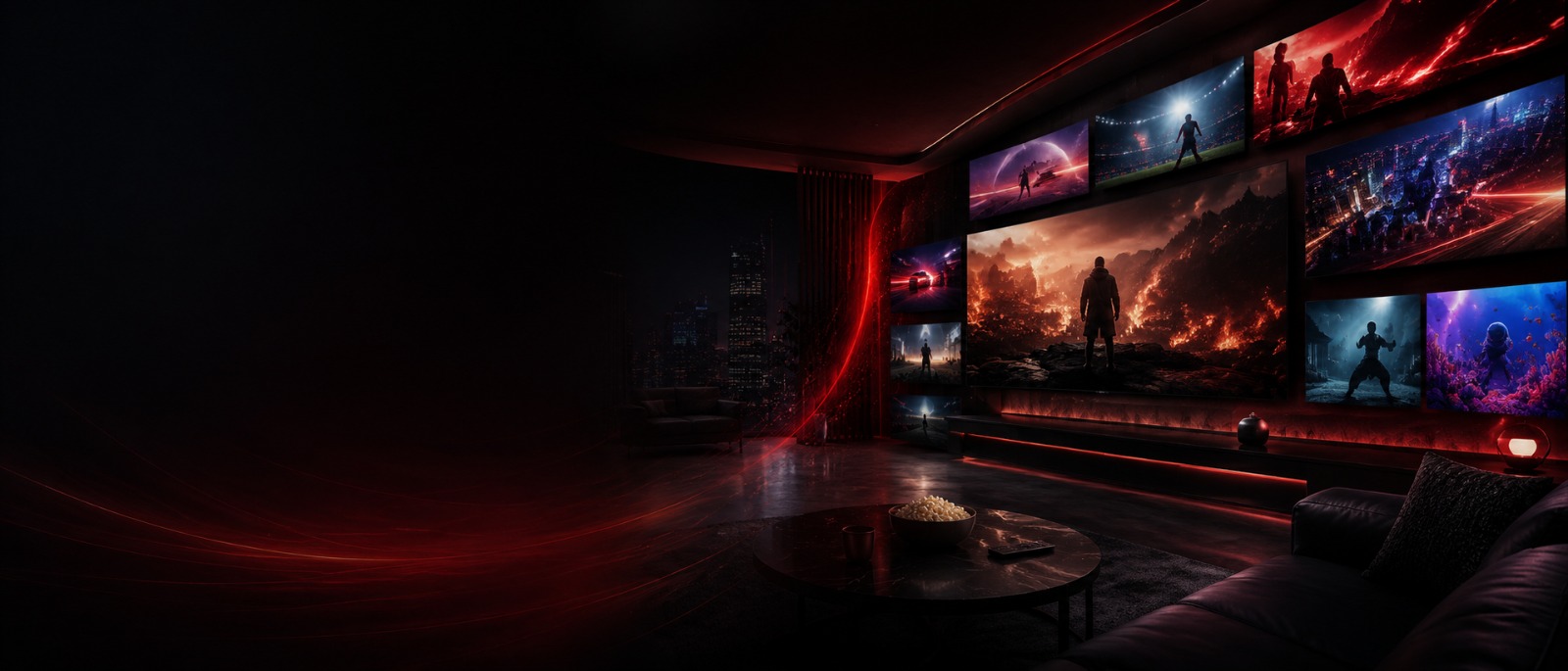 Entertainment Streaming Background